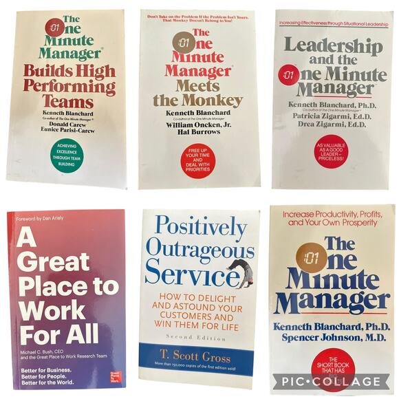 The One Minute Manager series Kenneth Blanchard business management leadership - Picture 1 of 7